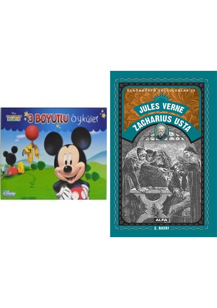 Disney Mickey Fare'nin Kulüp Evi - 3 Boyutlu Öyküler + Zacharius Usta
