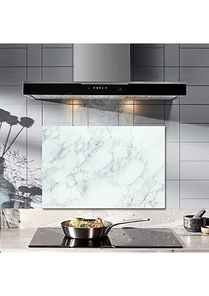 10011509221 Klasik Mermer Görünümlü Cam Ocak Arkası, 40CM x 60CM fiyatları