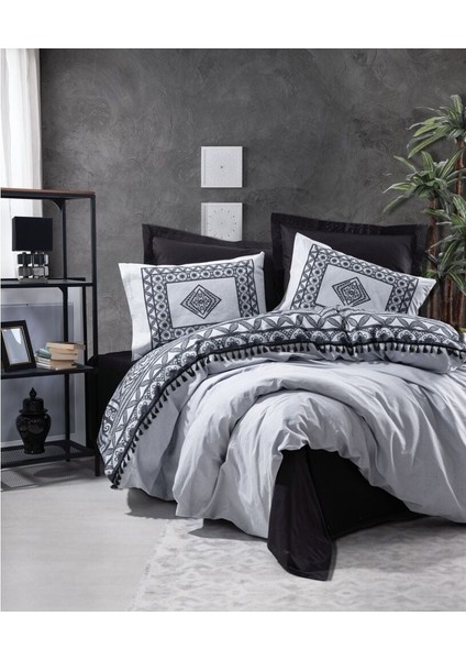 Cotton Box Candy Ranforce Nevresim Takımı Tek Kişilik Degno Siyah