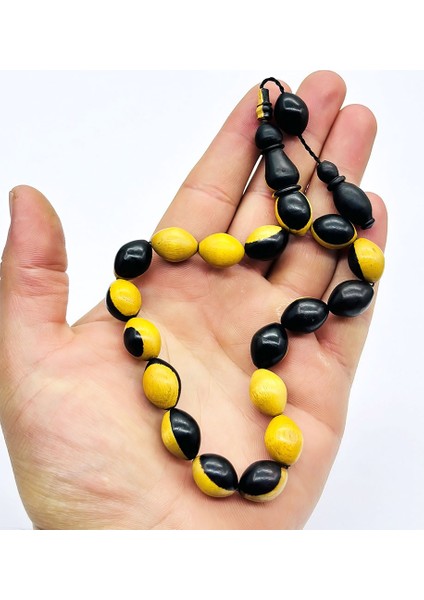 Çift Renk Efe Maskot Abanoz Ağacı Tesbih fiyatları