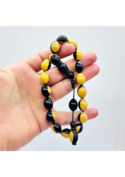 Çift Renk Efe Maskot Abanoz Ağacı Tesbih modelleri