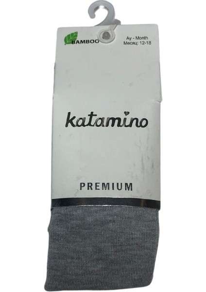 Katamino Liva Bebek Bambu Külotlu Çorap K36000 Gri