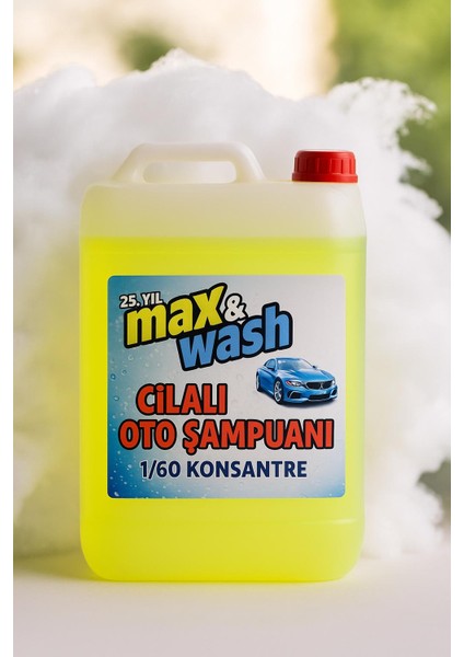 4kg Cilalı 1/60KONSATRE Oto Şampuan Eko Fırçasız