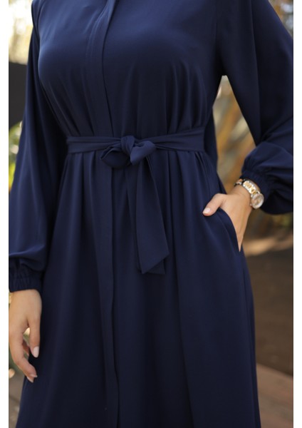 Ankanoor Lacivert Gizli Patlı Ferace ANKA255020 modelleri