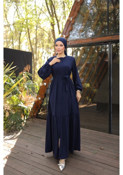 Ankanoor Lacivert Gizli Patlı Ferace ANKA255020 fırsatları