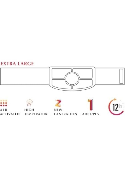 Stopever Thermal Hot Belt Sıcak Kuşak Kompres – 12 Saat Doğal Isı Terapisi ile Bel Ağrısı Giderici, Tek Kullanımlık, Ilaç Içermez