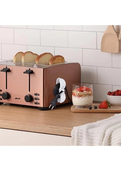 2li Kablo Tutucu Silikon Kordon Sarıcı Kablo Yönetici Klips (5148) modelleri