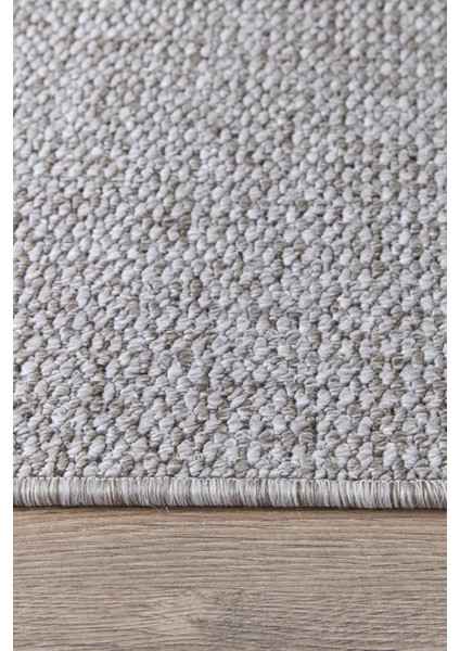 Crystal Gri Tonlarda Renk Efektli Kaymaz Taban Silinebilir Bukleli Halı fırsatları