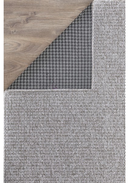 Crystal Gri Tonlarda Renk Efektli Kaymaz Taban Silinebilir Bukleli Halı