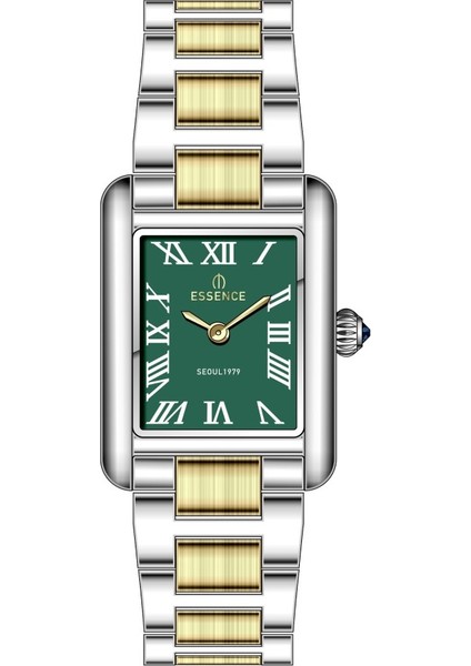 ES6961FE.270 Dikdörtgen Kasa 5 Atm Suya Dayanıklı Metalik-Altın Renk Kadın Kol Saati