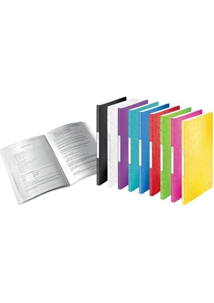 Wow A4 Sunum Dosyası, Metalik Mor, 20 Şeffaf Poşetli, 40 A4 Sayfa Kapasiteli, 46310062 fiyatları