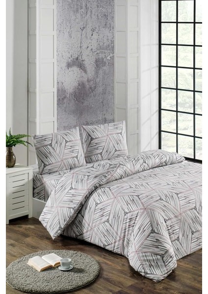 Lizbo Nevresim Takımı Ranforce Çift Kişilik 200X220