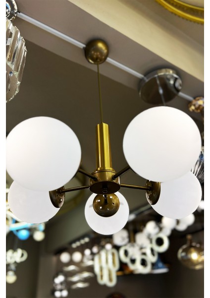 Globe Golden PENTA Sarkıt Cam Avize fiyatları