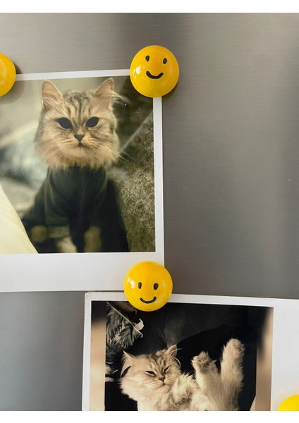 4’lü Smiley Magnet Seti | Sarı Gülücük Buzdolabı Magnetleri – Dekoratif ve Eğlenceli El Yapımı fiyatları