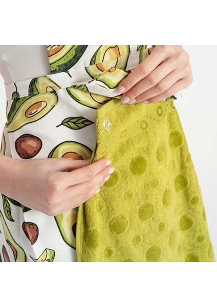 Yeşil Havlulu Su Geçirmez Mutfak Önlüğü, Yetişkinler Için Önlük, Erkekler Kadınlar Için Pişirme Önlükleri, Barbekü Önlükleri Ev, Restoran, El Sanatları, Bahçe, Barbekü, Okul fiyatları