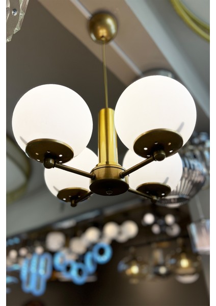 Globe Golden Up Quad Sarkıt Cam Avize fiyatları