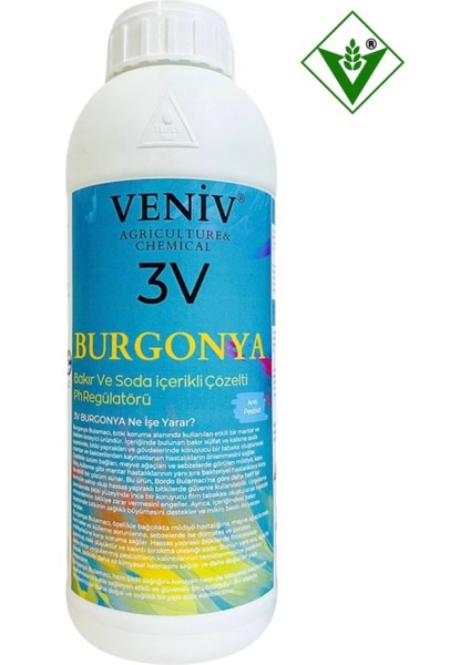 3V Burgonya Bulamacı 1l- Doğal Bitki Dezenfektanı - Doğal
