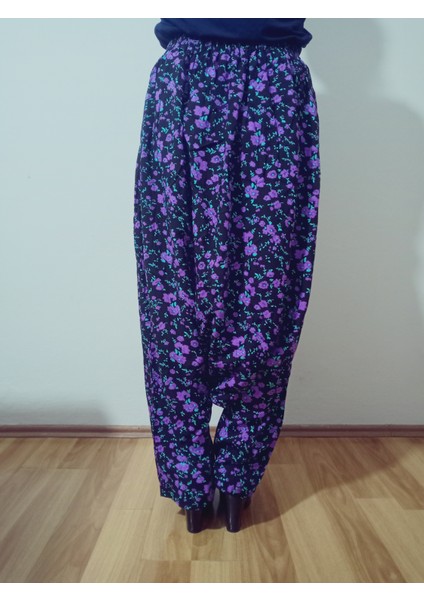 Adana Şalvarı Viskon Basma Kumaş, Otantik Bohem Desenli Cepli Şalvar %100 Pamuk modelleri