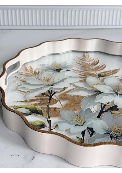 Velora Yuvarlak Tepsi