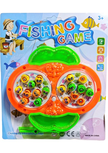 Kurmalı 18 Balıklı Çift Havuzlu Mıknatıslı Balık Tutma Balık Yakalama Oyunu modelleri
