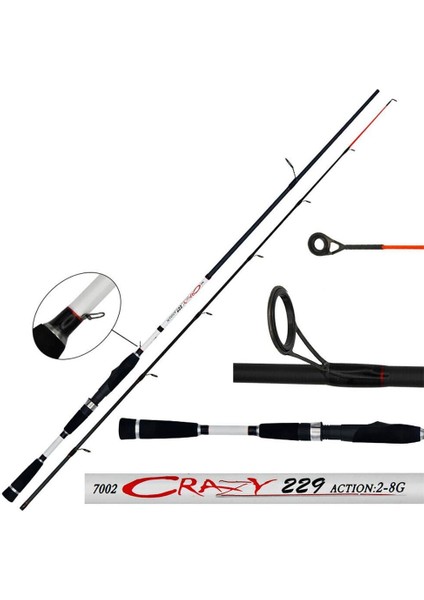 Crazy 229 cm Lrf Kamışı 2-8 gr fiyatları