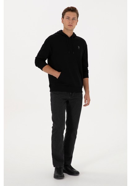 Erkek Siyah Sweatshirt 50313746-VR046 fırsatları