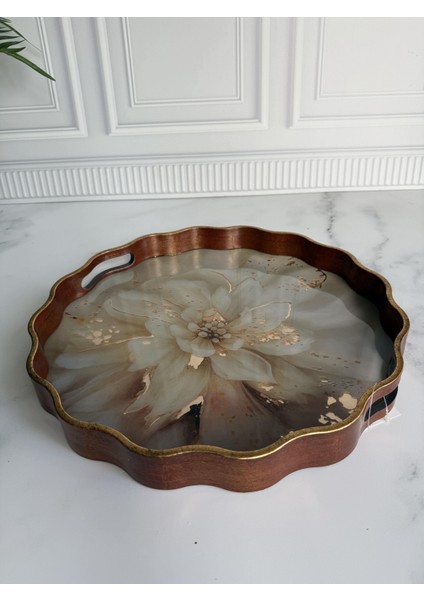 Claret Red Yuvarlak Tepsi fiyatları