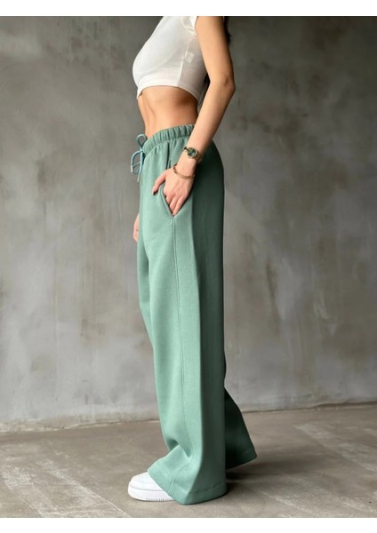 Palazzo Bol Paça Eşofman Pantolon