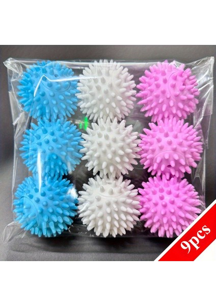 9 Adet Yeniden Kullanılabilir Sihirli Çamaşır Topları Küçük Boy Dayanıklı Pvc Malzeme indirimleri