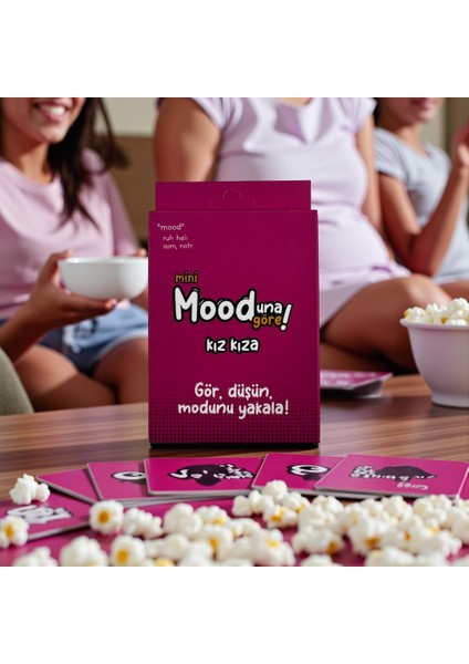 Moduna Göre Cep Boy Fotoğraflı Kart Oyunu Kız Kıza