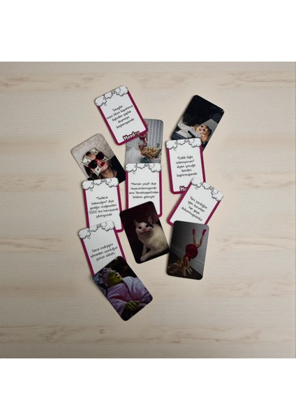 Moduna Göre Cep Boy Fotoğraflı Kart Oyunu Kız Kıza fiyatları