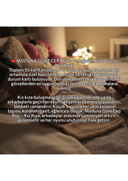 Moduna Göre Cep Boy Fotoğraflı Kart Oyunu Kız Kıza modelleri