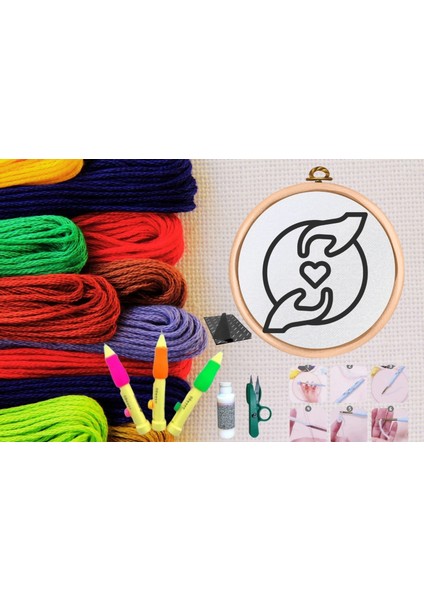 Punch Seti Nakış Seti Kasnaklı Kendin Yap Seti Seri 49