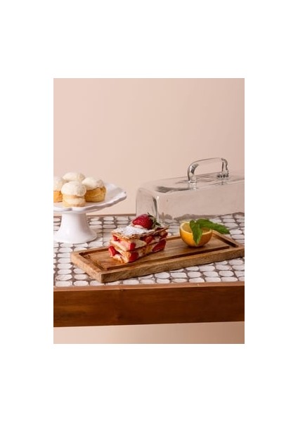 Madera Kek Saklama Fanusu 15 x 32 x 14 cm fırsatları