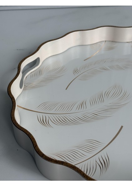 Pimua White Yuvarlak Tepsi modelleri