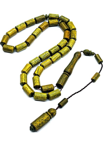 Kapsül Kesim Yeşil Pelesenk Ağacı Tesbih