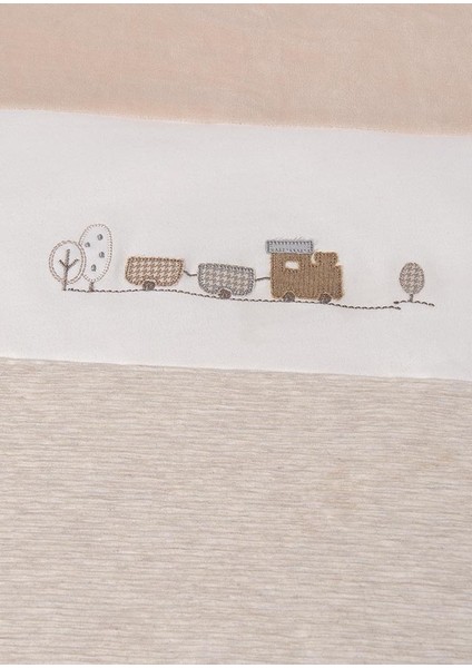 90X80 cm Kışlık Bebek Kadife Battaniye – Yumuşak & Sıcacık Krem modelleri