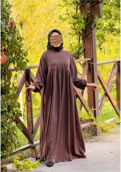 Ankanoor Robalı Oversize Örme Elbise ANKA255110