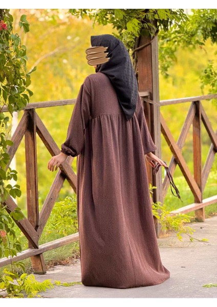 Ankanoor Robalı Oversize Örme Elbise ANKA255110