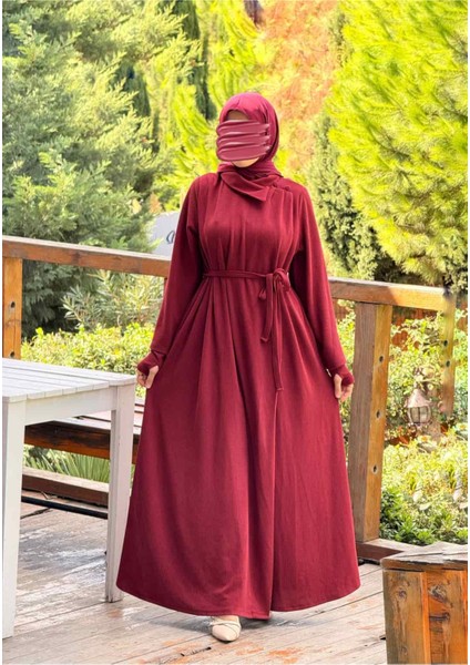 Ankanoor Anvelop Kolluklu Örme Ferace&elbise ANKA255103