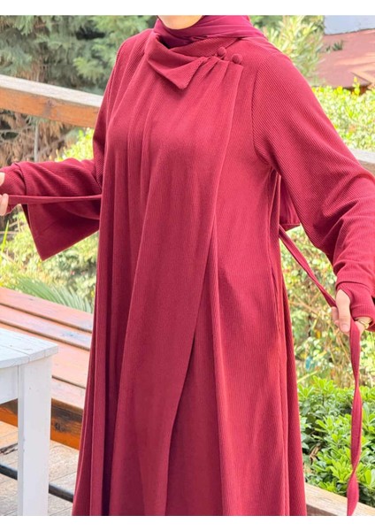 Ankanoor Anvelop Kolluklu Örme Ferace&elbise ANKA255103