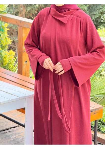 Ankanoor Anvelop Kolluklu Örme Ferace&elbise ANKA255103