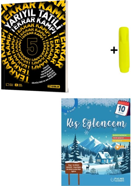 Hız ve Palme 5. Sınıf Yarıyıl Tatili Tekrar Kampı Tüm Dersler Yeni