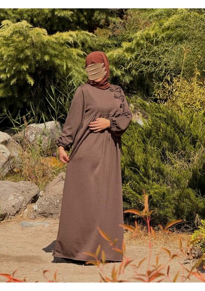 Ankanoor 3 Fiyonklu Örme Elbise ANKA255109 modelleri