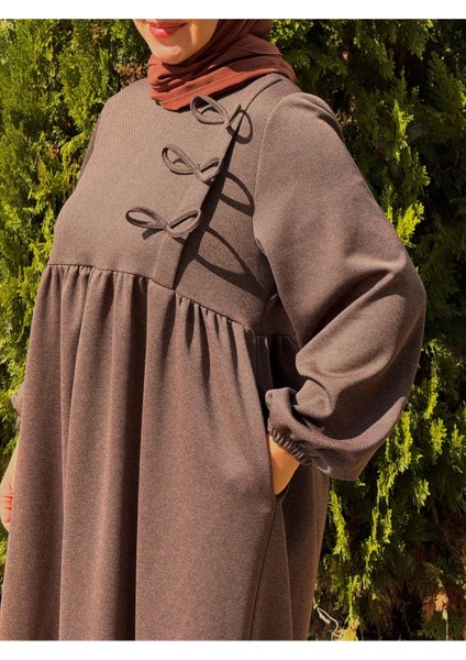 Ankanoor 3 Fiyonklu Örme Elbise ANKA255109 indirimleri