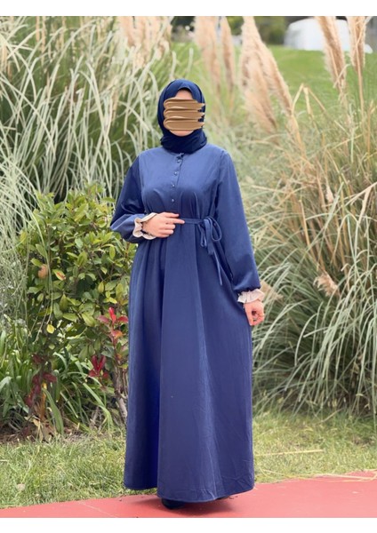 Ankanoor Garnili Kadife Elbise ANKA255112 fırsatları