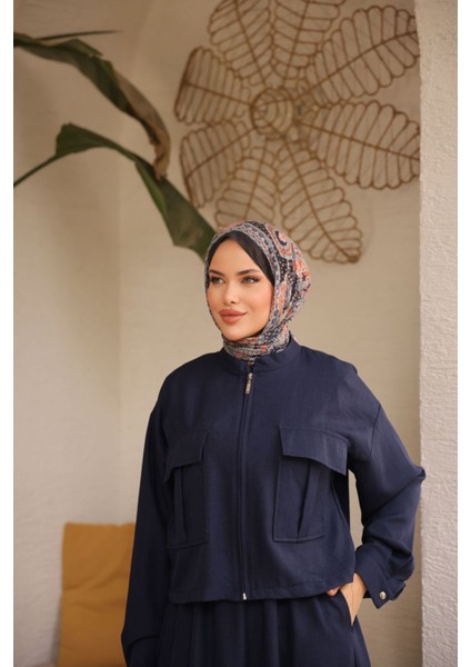 Ankanoor Keten Ceket Elbise Takım ANKA255091 modelleri