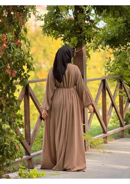 Ankanoor Robalı Oversize Örme Elbise ANKA255110