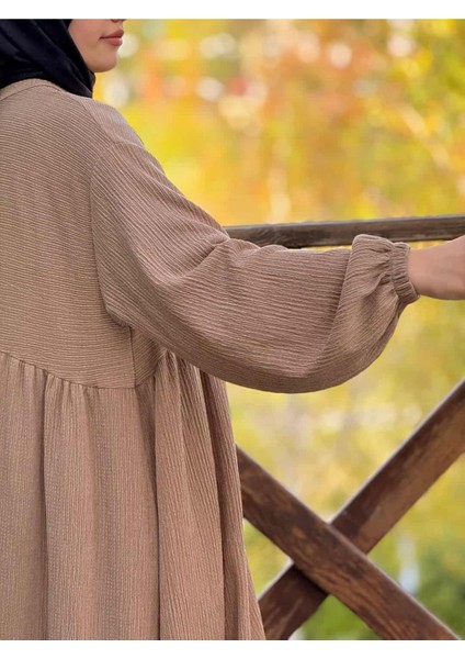 Ankanoor Robalı Oversize Örme Elbise ANKA255110
