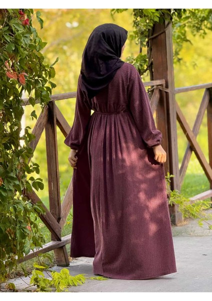 Ankanoor Robalı Oversize Örme Elbise ANKA255110